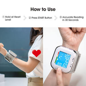 TRANSTEK Portátil e leve Display LCD BP Aparelho De Pulso Automático Digital Pressão Arterial Verificando Monitor Máquina - Product Image 6