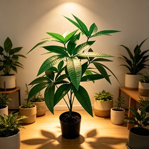 Follaje Vibrante Ovalado Fortune con Hojas Gruesas y Brillantes para Decoración de Entradas, Tiendas y Salas de Estar - Product Image 3