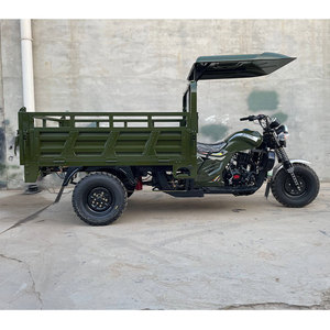 Motocicleta Confiable con Sidecar, Triciclo de Carrocería Abierta, Motor de Gasolina de 250cc, Carga Útil de 1500kg, Triciclo Logístico para África - Product Image 4