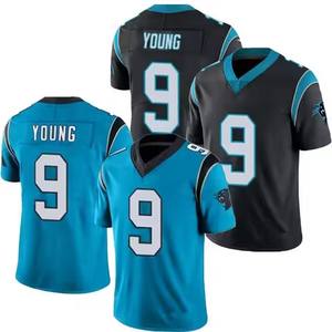 CAR Team America 9 Bryce Young 6 Baker Mayfield 22 Christian McCaffrey pronto a spedire maglia da calcio cucita di alta qualità personalizzata - Product Image 1