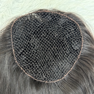 Fabrik-Großhandelspreis Topper Micro Line Toppers Atmungsaktives Toupet für Frauen Spitze Fischnetz Haarteil Microline Haar-Topper - Product Image 5