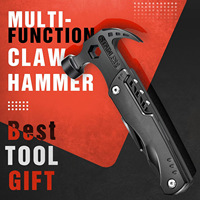 Marteau multi-outils pliable, multi-outil de survie en plein air en acier inoxydable avec pinces, couteau, tournevis