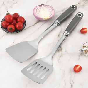 Espátula de Acero Inoxidable para el Hogar, Espátula para Freír, Cuchara para Sopa, Espátula para Servir, Utensilios de Cocina, 10 Juegos - Product Image 4
