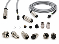 Cable de sensor M12 recto con sobremoldeado de plástico, conector de termopar M12 de 2, 3, 4, 5, 6, 8, 12 y 17 pines