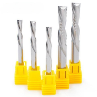 Fraise à spirale de compression en carbure CNC 1/8 1/4 3/8 pour le bois, fraise de compression de 8 mm, fraise CNC, fraise de compression haut-bas