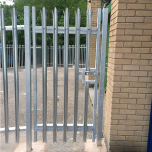عرض ساخن 2024 للبيع، سور سور ستيل للأسوار، للبيع / سور أمان من الصلب اللامع بطول 2.4 متر على شكل W، من المصنع - Product Image 6