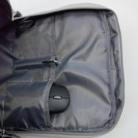 Sac à dos pour ordinateur portable étanche personnalisé OEM Sac d'ordinateur en polyester durable pour les voyages d'affaires et la marque d'entreprise Vente en gros