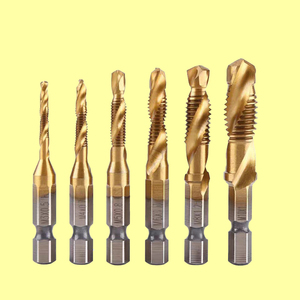 Fabricant de source Forets à filetage métrique Hss à tige hexagonale <span class=keywords><strong>Taraud</strong></span> trapézoïdal spiralé Tarauds à vis à main <span class=keywords><strong>Taraud</strong></span> à vis - Product Image 2