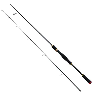 Vara de pesca de 3-60g com 2 seções, peso da isca, fibra de carbono, im8