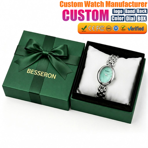 Reloj de Pulsera Ovalado Vintage BESSERON para Mujer, Reloj de Cuarzo de Acero Inoxidable, Elegante Reloj de Vestir Personalizado para Regalo de Negocios o Fiesta - Product Image 6