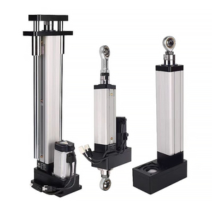 Industrial Use High Thrust Servo Electric Cylinder 1200mm Heavy Duty <b>Linear</b> <b>Actuator</b> Stainless Steel Construction Motor Gear - Product Image 2