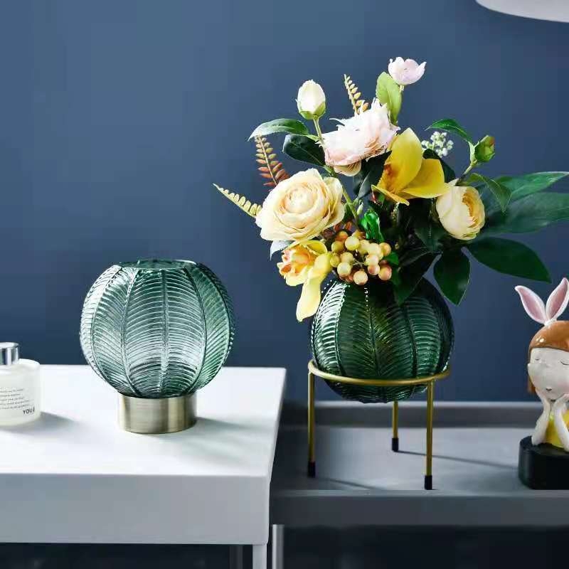 Factory Produced Wholesale Home Decor Glass Flower Vase