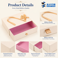 Boîte cadeau personnalisée en papier kraft gaufré, écologique et recyclable, OEM ODM, pour emballages de cosmétiques et de cadeaux haut de gamme