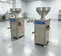 Machine industrielle de production de saucisses à grande capacité, entièrement automatique, avec système de suppression des bulles sous vide pour jambon et saucisses de sang