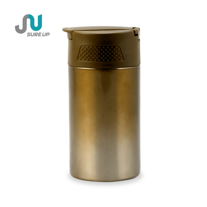 Mug à café en acier inoxydable de 450 ml avec couvercle à presse française, double paroi isolée, cafetière de voyage sans BPA - Product Image 3