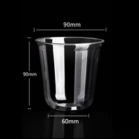 Gobelets à thé au lait Boba jetables en PET transparents à fond rond en forme de U de 12 oz et 16 oz avec couvercle, logo personnalisé Fangcan, impression sérigraphique