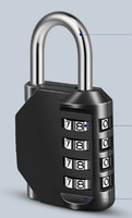 YH8432 Cadenas à code numérique miniature coloré à 4 chiffres, accès facile par combinaison, fabriqué en alliage de zinc durable