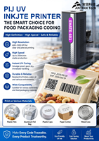 Imprimante jet d'encre UV PIJ pour la traçabilité des codes QR et codes-barres de chaque produit