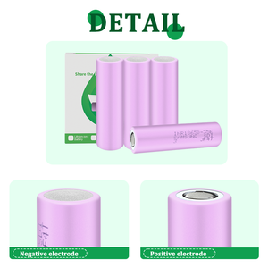 Литий-ионная перезаряжаемая 3500 мАч 3000 мАч 2600 мАч 2500 мАч nmc Высокоскоростная ячейка литий-ионная 18650 Батарея 3,7 В 3400 мАч для diy pack - Product Image 2