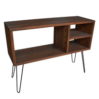 Plateau tournant armoire de rangement bois sculpté Console Table tourne-disque support meubles avec tiroirs