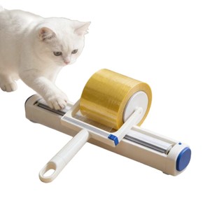 Rouleau anti-peluches de 10 cm de large, adhésif puissant pour vêtements, élimination de la poussière et des cheveux - Product Image 2