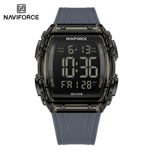 Reloj Digital NAVIFORCE 6107 para Hombre con Correa de Silicona, Compra al por Mayor, Deportivo, Resistente al Agua, LCD Luminoso, Reloj Original para Hombre - Product Image 5