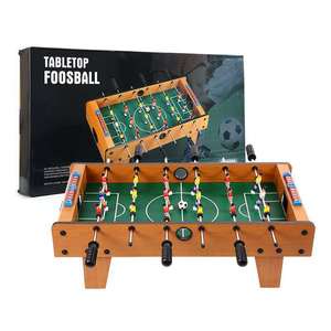 Table de baby-foot classique en bois, portable, mini-<span class=keywords><strong>jeu</strong></span> de football de compétition, jeux d'intérieur pour enfants et adultes, ensemble unisexe - Product Image 4