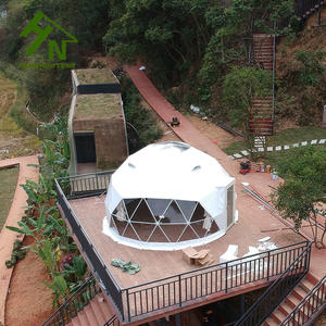 6m ronde metalen tuinhuisje/luxe camping ronde geodetische koepel tent te koop - Product Image 2