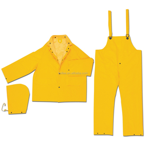OEM Kids Toddler Boys <strong>Waterproof</strong> Rain <strong>Jacket</strong> <strong>and</strong> <strong>Trousers</strong> <strong>Set</strong> PVC 2pcs Rain Suit for Children - Product Image 3