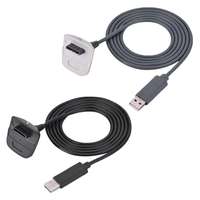 Câble de charge USB de 1,8 m pour manette sans fil Xbox 360, kit de remplacement pour jouer et charger, cordon pour accessoires de manette Xbox 360