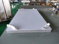 3 Gel De pouce Mémoire Matelas En Mousse Topper Reine Taille Haute Densité De Refroidissement Pad Pression Soulagement Lit Topper