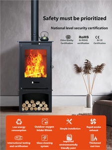 <span class=keywords><strong>Chimenea</strong></span> Moderna de Leña Independiente de Alta Seguridad y Eficiencia Energética con Control Remoto para el Hogar, <span class=keywords><strong>Bajo</strong></span> <span class=keywords><strong>Consumo</strong></span> de Energía - Product Image 4