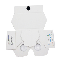 Lentilles VR spéciales Google Cardboard 37 mm Lentille biconvexe 3D avec bouton conducteur