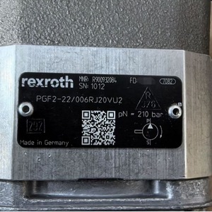 ปั๊มเกียร์ Rexroth รุ่น PGF1-21/2.2RA01VP1 210 บาร์ ปั๊มไฮดรอลิกแบบโรตารี่ ผลิตในเยอรมนี - Product Image 4