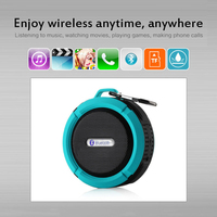 Mini enceinte Portable sans fil bluetooth étanches, haut-parleur d'extérieur, ventouse, pour téléphone Portable, voiture, caisson de basses