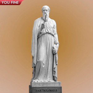 Église du Christ grandeur nature personnalisée en marbre blanc Sculpture Saint <span class=keywords><strong>Pierre</strong></span> douze apôtres - Product Image 5