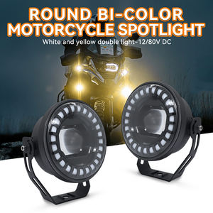 Angel Halo Ring Focos para motocicleta IP67 Impermeable LED Blanco DRL Lámpara antiniebla Luz de circulación diurna de aluminio para coche universal - Product Image 3