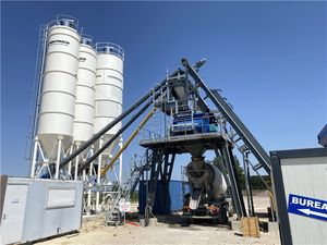 Máquina Dosificadora de Concreto Automática Compacta y Estacionaria de 100 M3/h, con Bomba, Motor, PLC, Caja de Cambios y Rodamientos - Product Image 4