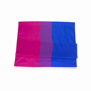 Hochwertige Werbe-Flagge 3x5ft aus Polyester <span class=keywords><strong>LGBT</strong></span> <span class=keywords><strong>Bi</strong></span> Pride Bisexuelle Flagge Siebdruck EN-71 Zertifiziert Holzflaggenmast auf Lager - Product Image 2