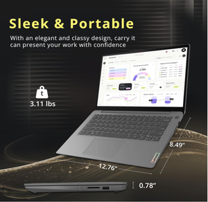 L-Enovo Ideapad14s 14 "Full HD Business Laptop <span class=keywords><strong>Intel</strong></span> <span class=keywords><strong>I5</strong></span>-<span class=keywords><strong>1155g7</strong></span> 16GB RAM 512GB Pcie SSD - Product Image 5