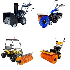 Snow Small Snow <b>Throwing</b> Machine with Engine & Bearing Remote Control Track Snow Cleaning Gear for Property Community Greenhouse - Product Image 1