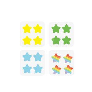 Dotdot 4 puntos forma estrella amarilla acné <span class=keywords><strong>Starface</strong></span> translúcido hidrocoloide espinillas parche Arco Iris - Product Image 2