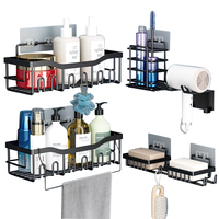 Prix usine mural salle de bain toilette cuisine support stockage présentoir support étagère salle de bain support organisateur