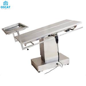OSCAT veteriner ekipmanları tıbbi ekipman elektrikli cerrahi ot ameliyathane masa taşınabilir kafa cerrahi operasyon yatağı - Product Image 2