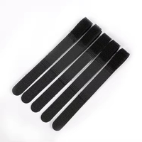Organisateur de câbles personnalisé double face résistant à la chaleur, auto-adhésif, avec attaches réglables et réutilisables en nylon à boucles et crochets
