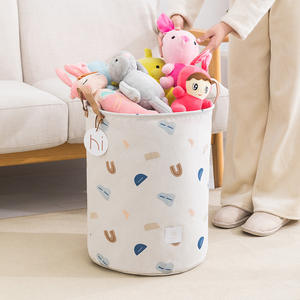 GREENSIDE Extra grande plegable tela <span class=keywords><strong>ropa</strong></span> <span class=keywords><strong>sucia</strong></span> cesta al por mayor plegable lavandería almacenamiento hogar niños juguete barril - Product Image 1