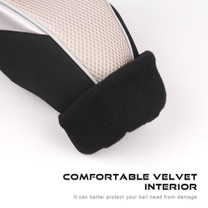 Jeu de couvre-chefs de club de <span class=keywords><strong>golf</strong></span> OEM personnalisé 1 <span class=keywords><strong>3</strong></span> <span class=keywords><strong>5</strong></span> X Drivers Étiquettes interchangeables souples hybrides pour <span class=keywords><strong>bois</strong></span> de parcours - Product Image 4