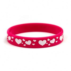 กำไลข้อมือซิลิโคนวันวาเลนไทน์แบบกำหนดเองสำหรับผู้ใหญ่ ชายและหญิง ของตกแต่งคู่รัก สายรัดข้อมือยาง - Product Image 6
