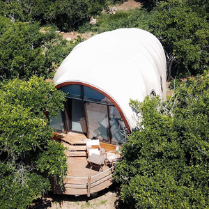 บ้านพักตากอากาศหรูหรา Cocoon สำหรับโรงแรม รูปแบบเต็นท์แกลมปิ้ง - Product Image 1