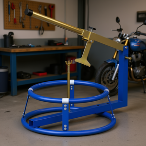 Soporte ajustable para cambio de neumáticos de motocicleta de 16-22 pulgadas D0100XFFYUP, portátil, de uso medio, para rampas y soportes. - Product Image 2